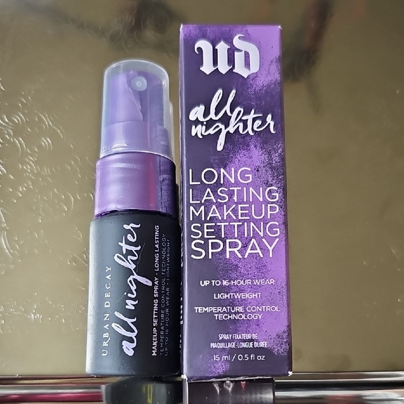 Urban Decay Other - NIB Urban Decay All Nighter Makeup Setting Spray Deluxe Travel Purse Size